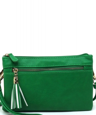 2 Compartments Messager Bag Designer WU021 GREEN